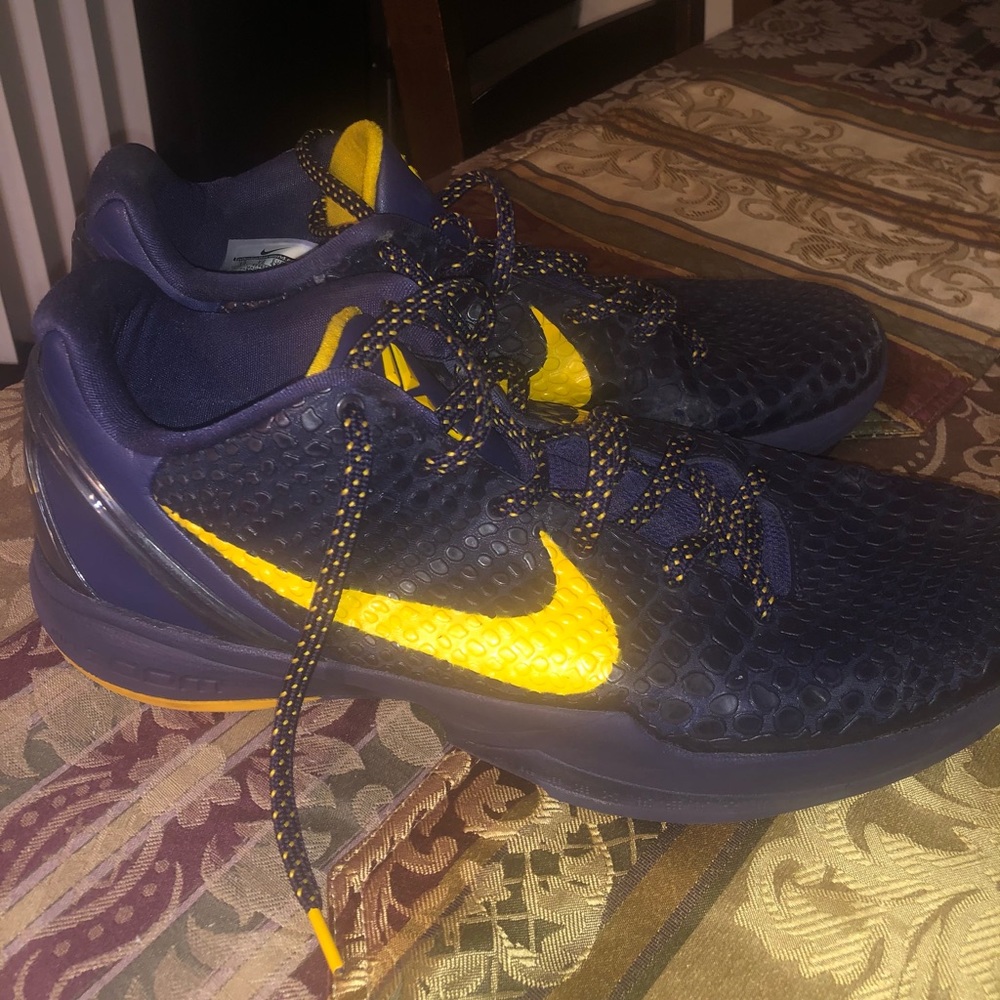 Kobe 6 laker colorway